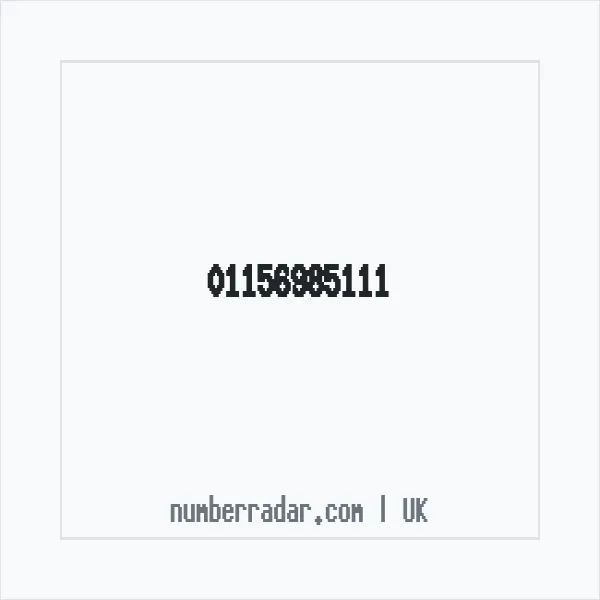 Reverse number check for +44 115 698 5111 — who called me?