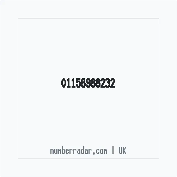 Reverse number check for +44 115 698 8232 — who called me?