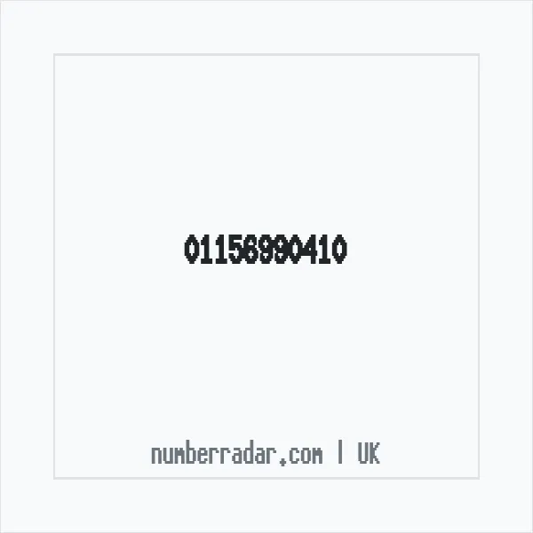 Reverse number check for +44 115 699 0410 — who called me?
