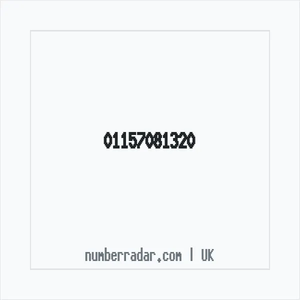 Reverse number check for +44 115 708 1320 — who called me?