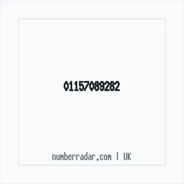 Reverse number check for +44 115 708 9282 — who called me?