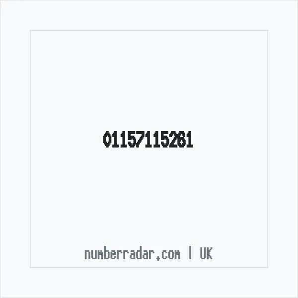 Reverse number check for +44 115 711 5261 — who called me?