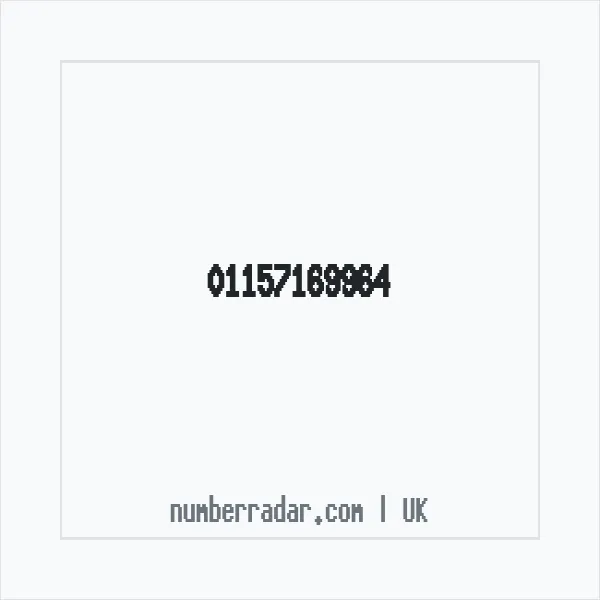 Reverse number check for +44 115 716 9964 — who called me?