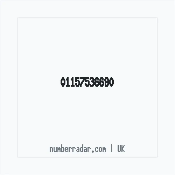 Reverse number check for +44 115 753 6690 — who called me?