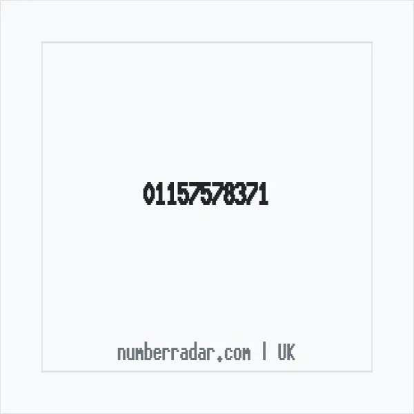 Reverse number check for +44 115 757 8371 — who called me?