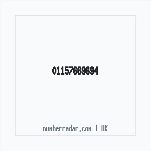 Reverse number check for +44 115 766 9694 — who called me?
