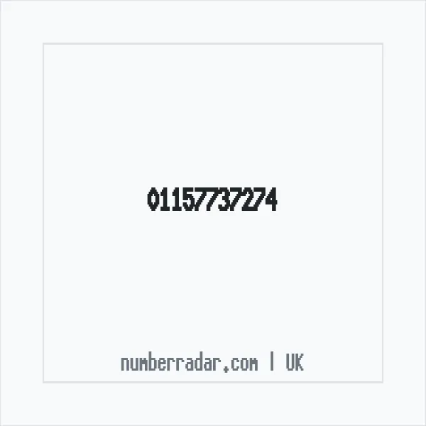 Reverse number check for +44 115 773 7274 — who called me?