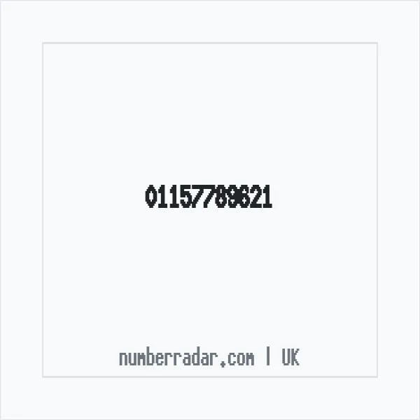 Reverse number check for +44 115 778 9621 — who called me?