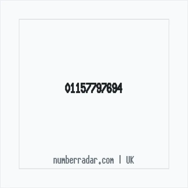 Reverse number check for +44 115 779 7694 — who called me?
