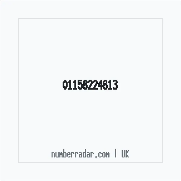 Reverse number check for +44 115 822 4613 — who called me?