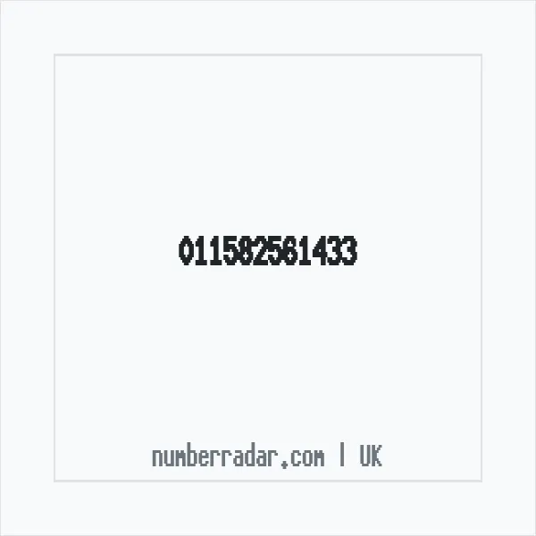 Reverse number check for +44 (1158) 256-143 — who called me?