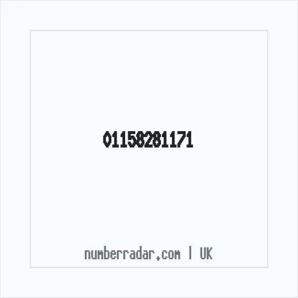 Reverse number check for +44 115 828 1171 — who called me?