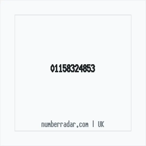 Reverse number check for +44 115 832 4853 — who called me?