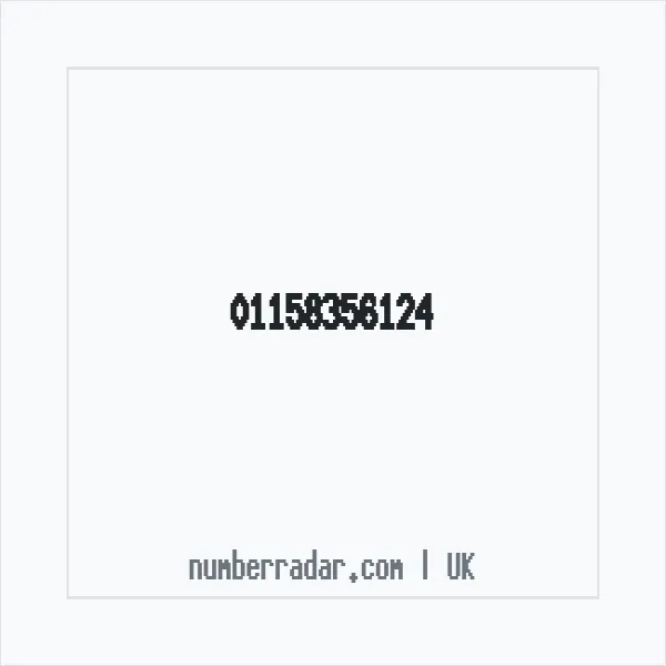 Reverse number check for +44 115 835 6124 — who called me?
