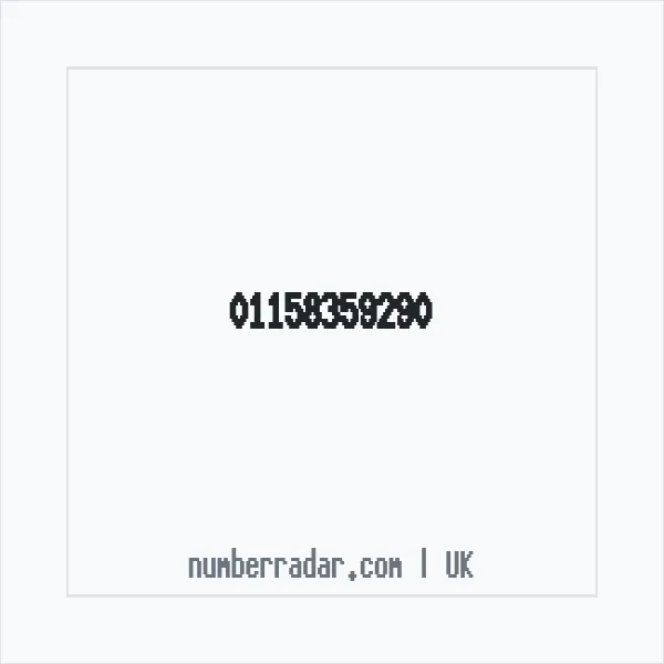 Reverse number check for +44 115 835 9290 — who called me?