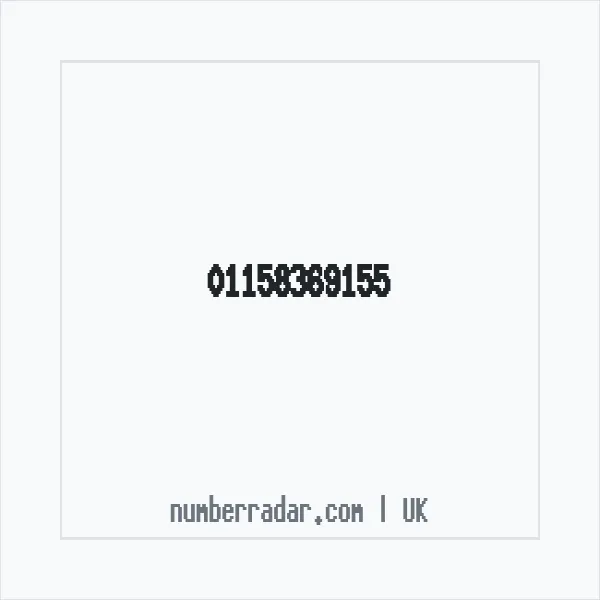 Reverse number check for +44 115 836 9155 — who called me?