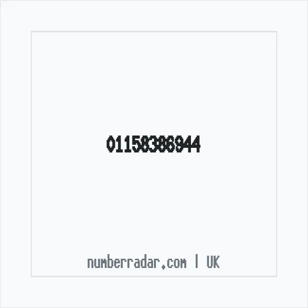 Reverse number check for +44 115 838 6944 — who called me?
