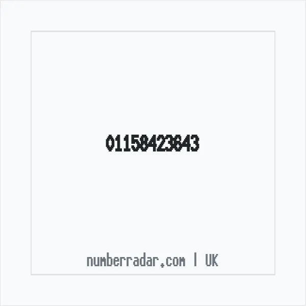 Reverse number check for +44 115 842 3643 — who called me?