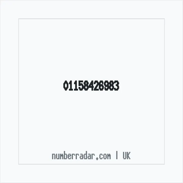 Reverse number check for +44 115 842 6983 — who called me?
