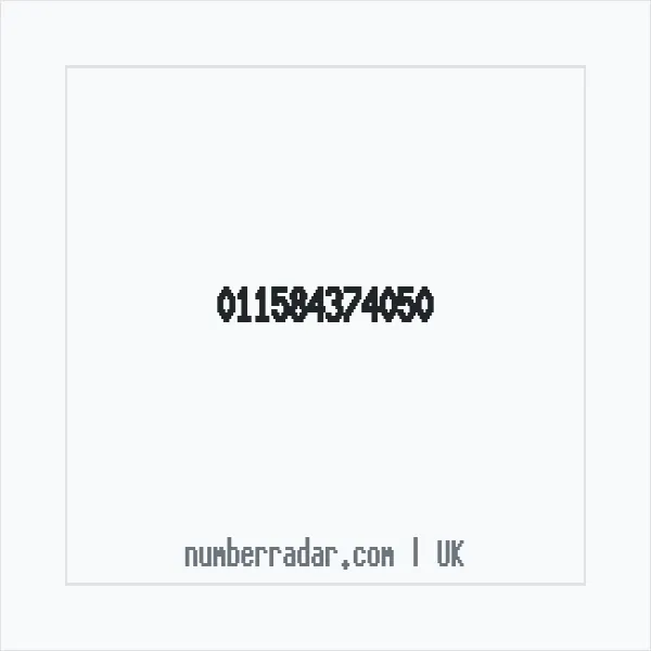 Reverse number check for +44 (1158) 437-405 — who called me?