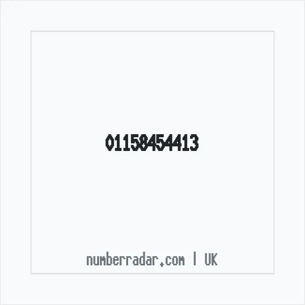 Reverse number check for +44 115 845 4413 — who called me?