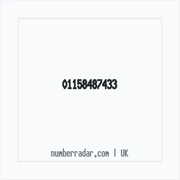 Reverse number check for +44 115 848 7433 — who called me?