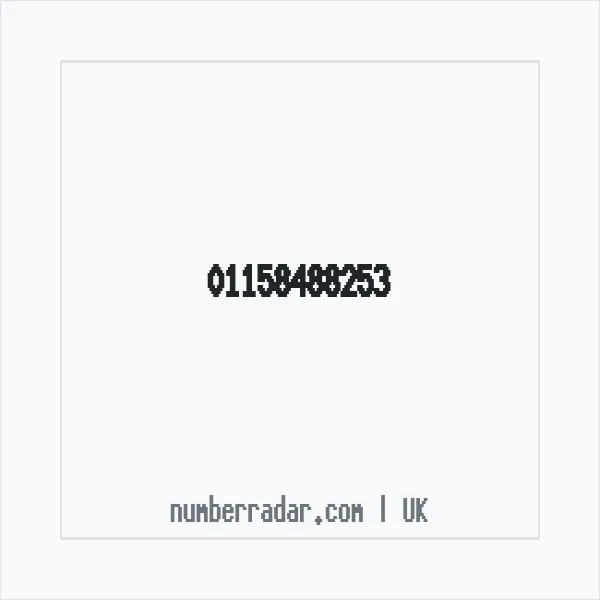 Reverse number check for +44 115 848 8253 — who called me?