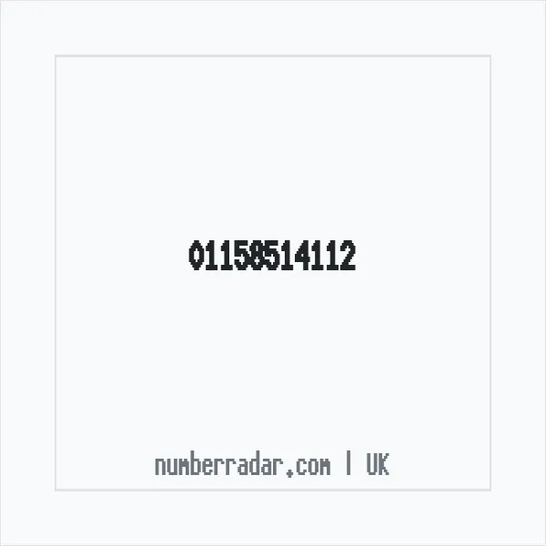 Reverse number check for +44 115 851 4112 — who called me?