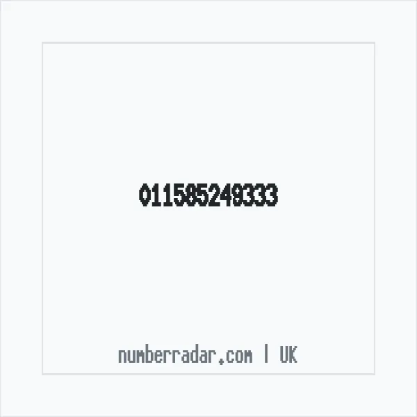 Reverse number check for +44 (1158) 524-933 — who called me?