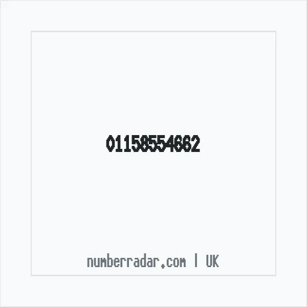 Reverse number check for +44 115 855 4662 — who called me?
