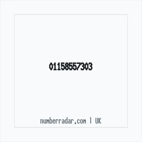 Reverse number check for +44 115 855 7303 — who called me?