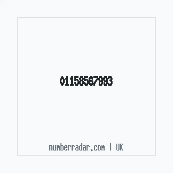 Reverse number check for +44 115 856 7993 — who called me?