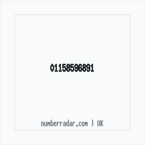 Reverse number check for +44 115 859 6891 — who called me?