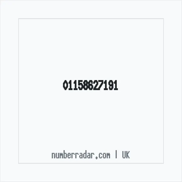 Reverse number check for +44 115 862 7191 — who called me?