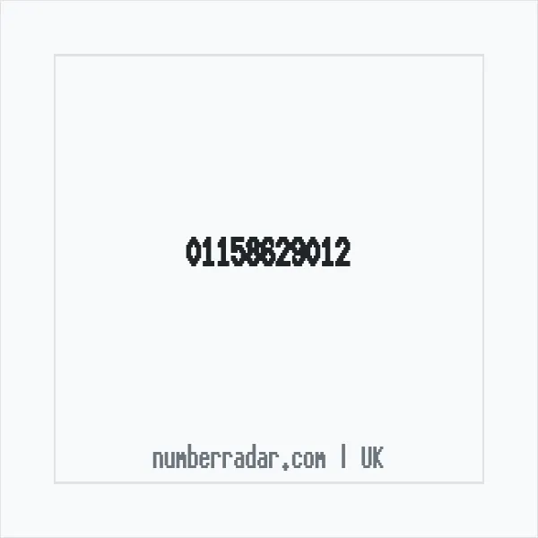 Reverse number check for +44 115 862 9012 — who called me?