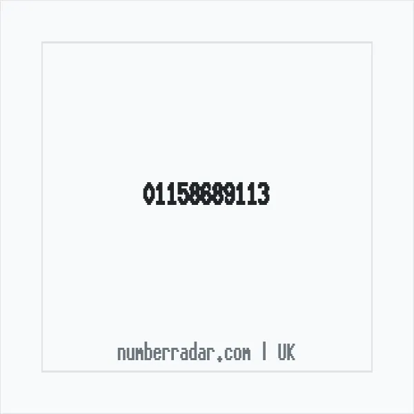 Reverse number check for +44 115 868 9113 — who called me?