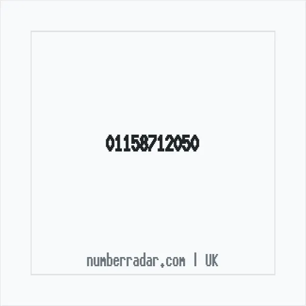 Reverse number check for +44 115 871 2050 — who called me?