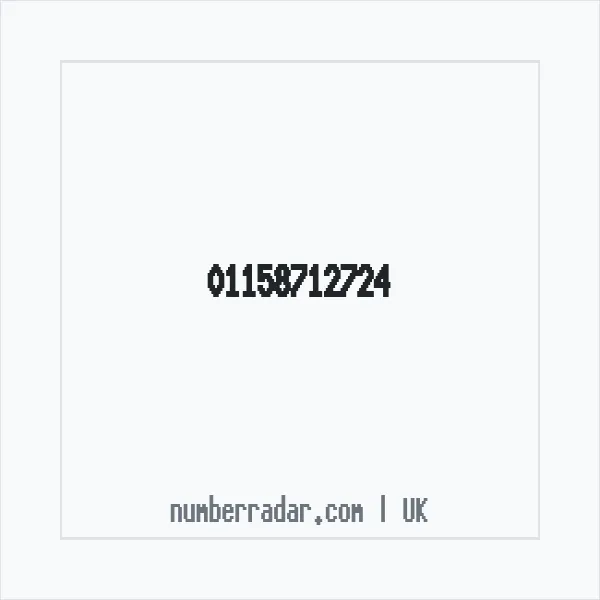 Reverse number check for +44 115 871 2724 — who called me?