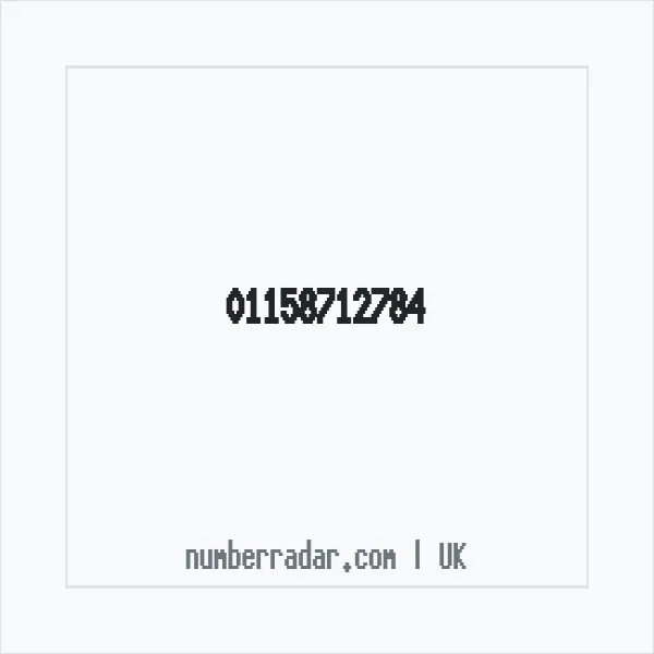 Reverse number check for +44 115 871 2784 — who called me?