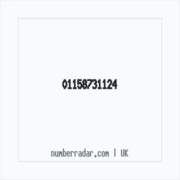 Reverse number check for +44 115 873 1124 — who called me?