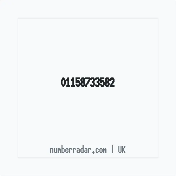Reverse number check for +44 115 873 3582 — who called me?
