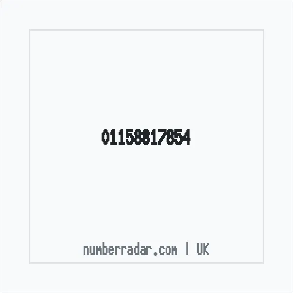 Reverse number check for +44 115 881 7854 — who called me?