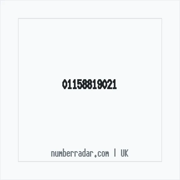 Reverse number check for +44 115 881 9021 — who called me?