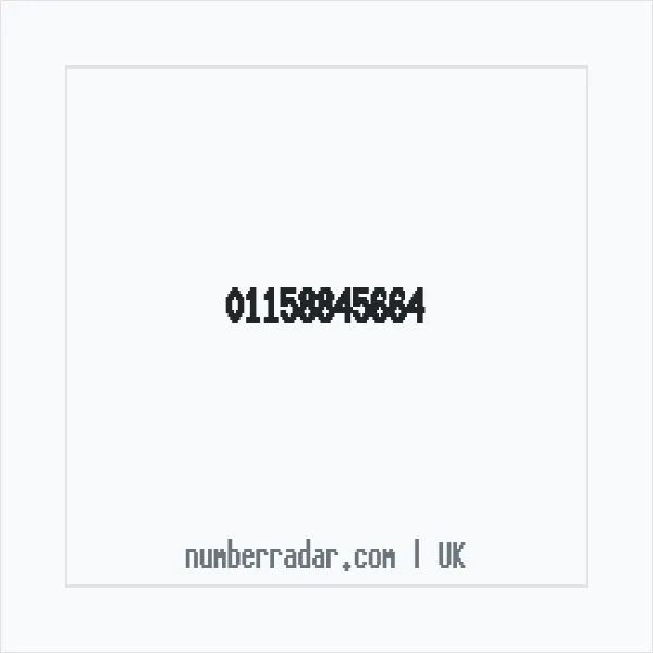Reverse number check for +44 115 884 5664 — who called me?