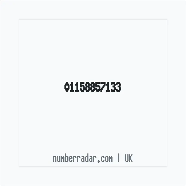 Reverse number check for +44 115 885 7133 — who called me?