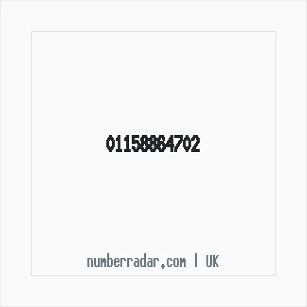 Reverse number check for +44 115 886 4702 — who called me?
