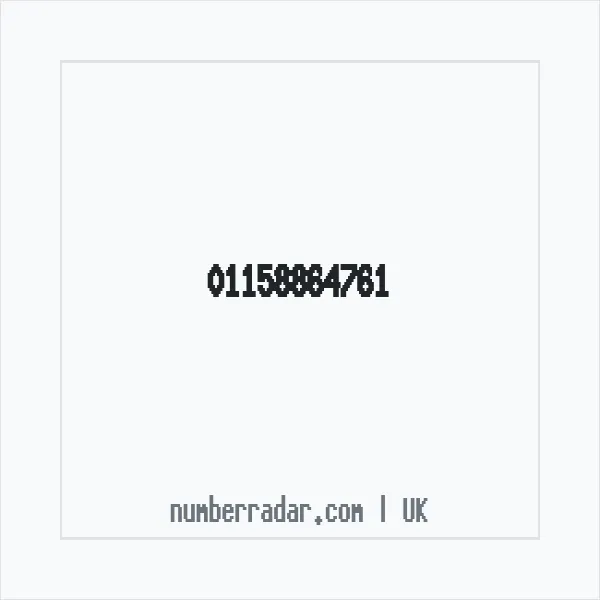 Reverse number check for +44 115 886 4761 — who called me?
