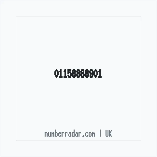 Reverse number check for +44 115 886 8901 — who called me?
