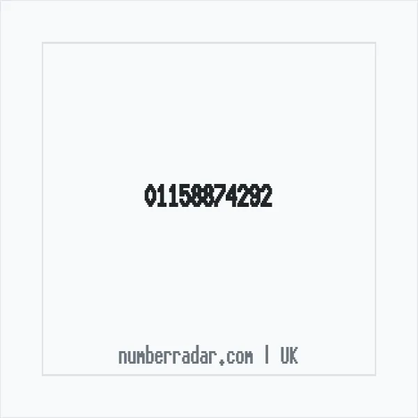Reverse number check for +44 115 887 4292 — who called me?