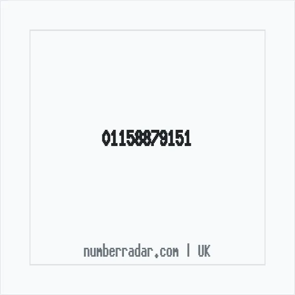 Reverse number check for +44 115 887 9151 — who called me?